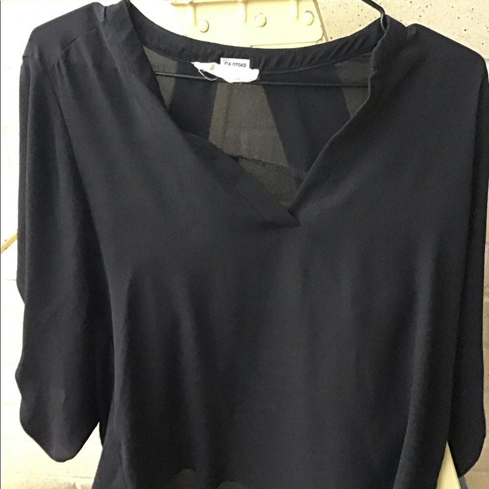 Chiffon Black Blouse